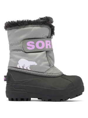 Sorel Botki zimowe "Snow Commander" w kolorze szarym rozmiar: 30