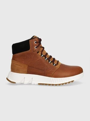 Sorel buty skórzane MAC HILL LITE MID WP męskie kolor brązowy 2048841286