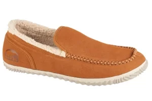 Sorel Dude Moc Slipper 1530671286, Męskie, Brązowe, Kapcie, skóra zamszowa, rozmiar: 41