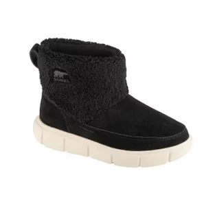 Zdjęcie produktu Sorel Explorer III Slip-on Cozy WP 2079341010, Damskie, Czarne, buty zimowe, skóra zamszowa, rozmiar: 37