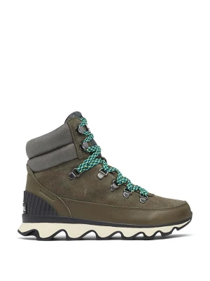 Sorel Skórzane botki "Kinetic" w kolorze khaki rozmiar: 37, 5