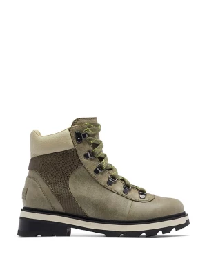 Sorel Skórzane botki "Lennox" w kolorze khaki rozmiar: 37,5