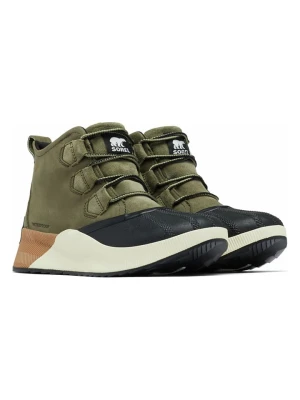 Sorel Skórzane botki "Out N About" w kolorze khaki rozmiar: 40