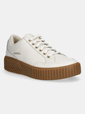 Sorel sneakersy skórzane ONA AVE LOW SNEAKER damskie kolor beżowy 2150951191
