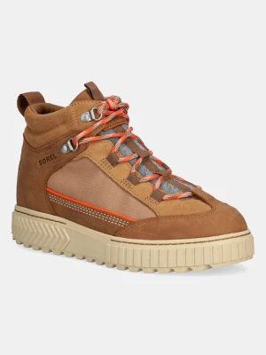 Sorel sneakersy zamszowe ONA AVE PEAK BOOT WP kolor brązowy 2138441242