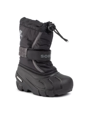 Sorel Śniegowce Childrens Flurry NC1695 Czarny