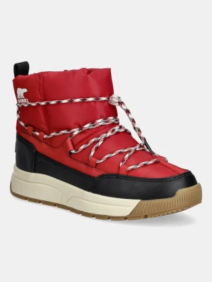 Sorel śniegowce WHITNEY III SLIP-ON WP kolor czerwony 2138501691