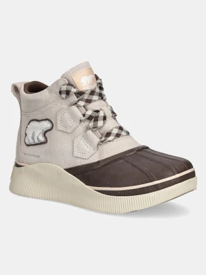 Sorel śniegowce zamszowe NL5153102 OUT N ABOUT kolor beżowy 2088161102