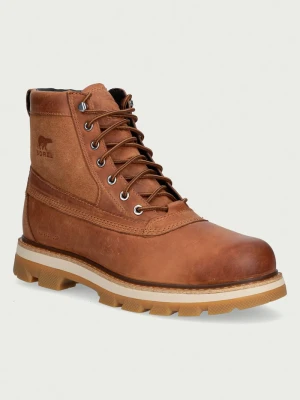 Sorel trapery męskie skórzane LARK-47 BOOT WP brązowy
