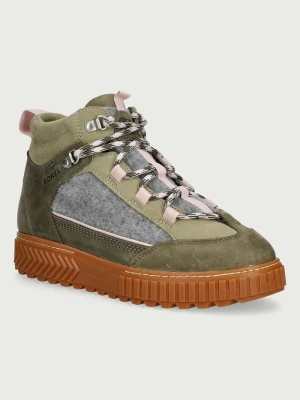 Sorel trapery na platformie damskie ONA AVE PEAK BOOT WP zielony