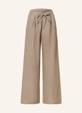 Sosue Spodnie Marlena Josy Z Lnu beige