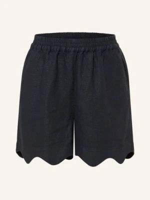 Sosue Szorty Z Lnu blau