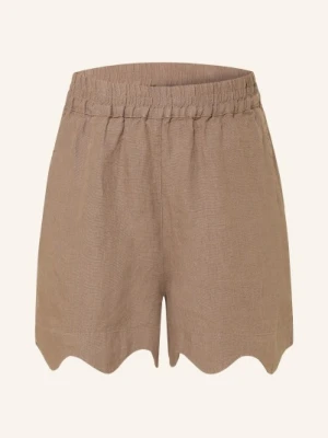 Sosue Szorty Z Lnu braun