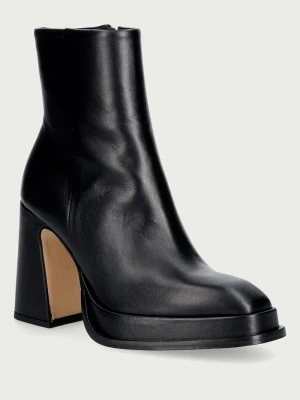 Souliers Martinez botki damskie skórzane NOVA CHUECA czarny