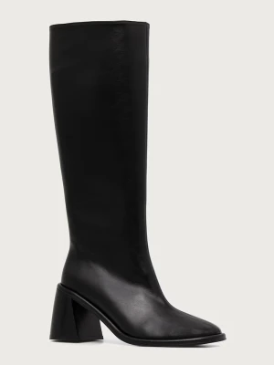 Souliers Martinez kozaki damskie skórzane TRIANA czarny