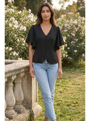SOULSHAE Bluzka w kolorze czarnym rozmiar: L / XL