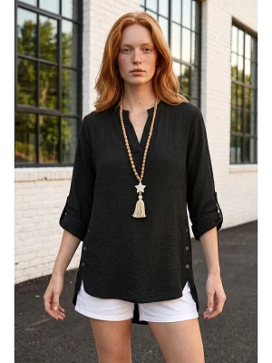 SOULSHAE Bluzka w kolorze czarnym rozmiar: XXL / 3XL