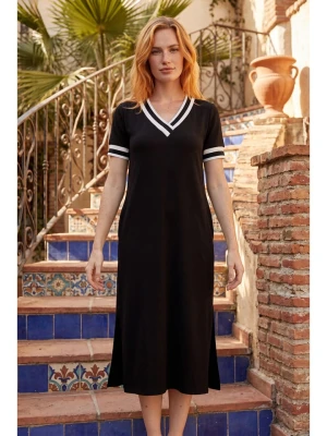 SOULSHAE Sukienka w kolorze czarnym rozmiar: 4XL / 5XL