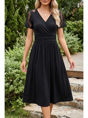 SOULSHAE Sukienka w kolorze czarnym rozmiar: L / XL