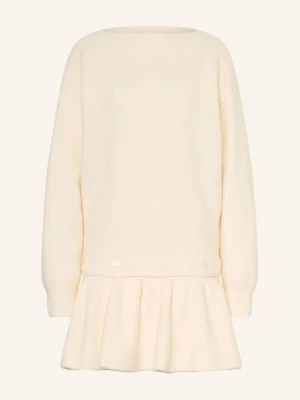 Source Unknown Sweter Corinth weiss KREMOWY
