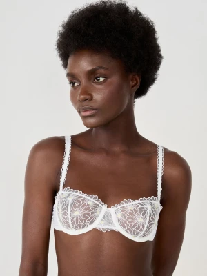 Soutien-gorge n.9 - balconnet en broderie Etam