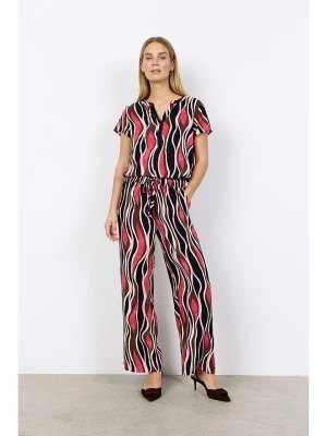 soyaconcept Bluzka "Cammi" w kolorze czerwono-czarnym rozmiar: XL