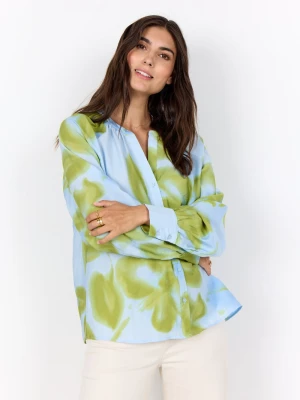 soyaconcept® Bluzka damska - SC-Cate Kobiety wiskoza niebieski|zielony,