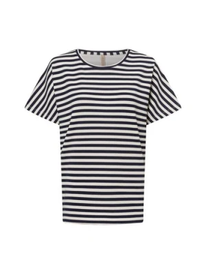 soyaconcept® Damska bluza z krótkim rękawem - SC-Barni Kobiety niebieski|biały w paski,