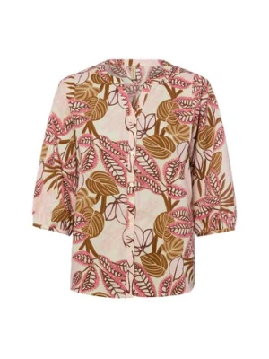 soyaconcept® Damska bluzka tunika - SC-Cam Kobiety Bawełna (100%) wyrazisty róż|wielokolorowy wzorzysty,