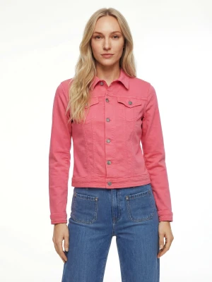 soyaconcept® Damska kurtka dżinsowa - Erna Kobiety Bawełna czerwony jednolity,