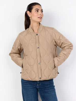 soyaconcept® Damska kurtka pikowana - Fenya Kobiety Sztuczne włókno brązowy jednolity,