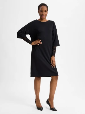 soyaconcept® Damska sukienka na co dzień Kobiety Modal czarny jednolity,