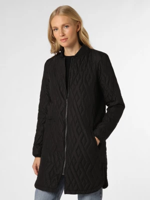 soyaconcept® Damski płaszcz pikowany Kobiety Sztuczne włókno czarny jednolity,
