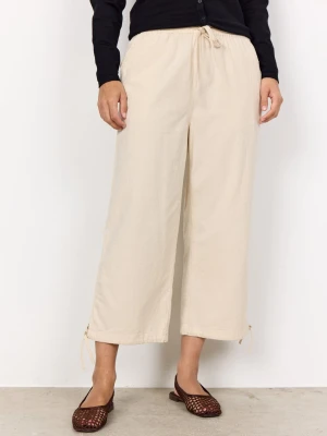 soyaconcept® Damskie spodnie bawełniane - SC-Cissie Kobiety Bawełna (100%) beżowy,
