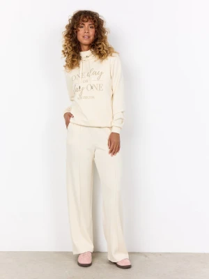 soyaconcept® Damskie spodnie materiałowe - Banu Kobiety Sztuczne włókno beżowy jednolity,