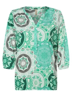 soyaconcept® Koszulka damska Kobiety Bawełna zielony|wielokolorowy wzorzysty,