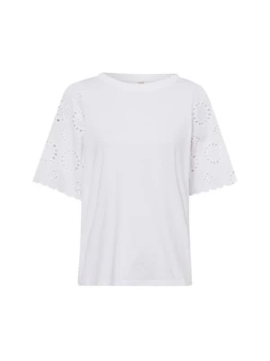 soyaconcept® Koszulka damska - SC-Loraine Kobiety Bawełna biały jednolity,