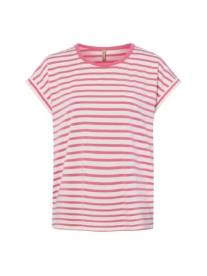 soyaconcept® Koszulka damska - SC-Rina Kobiety Bawełna niebieski|wyrazisty róż,