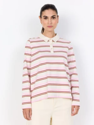 soyaconcept® koszulka polo - SC-Base Kobiety Bawełna beżowy | różowy | wielokolorowy