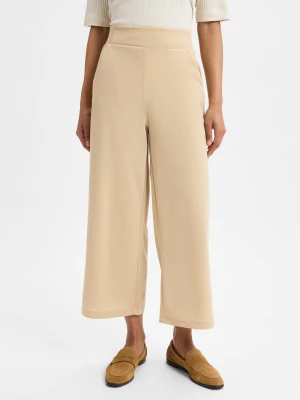 soyaconcept® Spodnie culottes - Siham Kobiety Sztuczne włókno beżowy jednolity,