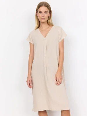 soyaconcept® Sukienka damska z lnem - Ina Kobiety len beżowy,