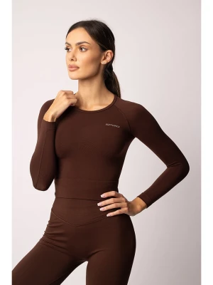 Spaio Koszulka sportowa "Adapt" w kolorze brązowym rozmiar: L