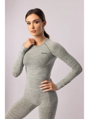 Spaio Koszulka sportowa "Melange" w kolorze khaki rozmiar: XL