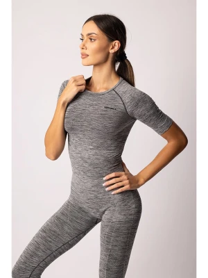 Spaio Koszulka sportowa "Melange" w kolorze szarym rozmiar: XL