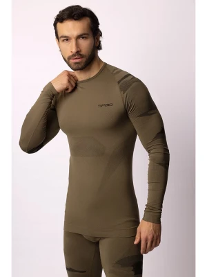 Spaio Koszulka termiczna "Tactical" w kolorze khaki rozmiar: XL
