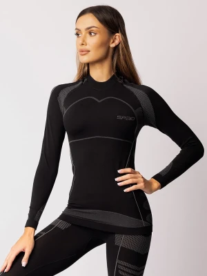 Spaio Koszulka termiczna "Thermo-Evo" w kolorze czarno-szarym rozmiar: L