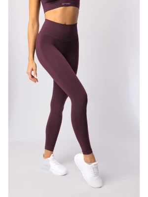 Spaio Legginsy sportowe "Flex 2.0" w kolorze fioletowym rozmiar: XS