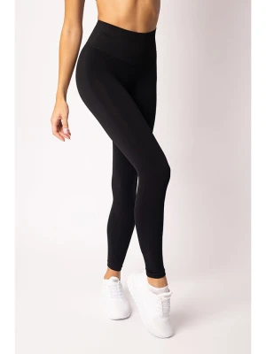 Spaio Legginsy sportowe "Flex Innergy" w kolorze czarnym rozmiar: M