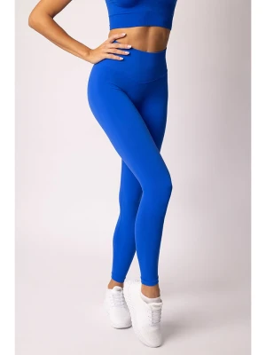 Spaio Legginsy sportowe "Flex Innergy" w kolorze niebieskim rozmiar: XS