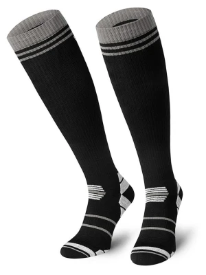 Spaio Podkolanówki narciarskie "01" w kolorze czarno-szarym rozmiar: 41-43